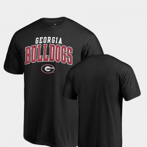 UGA Bulldogs Mens T-Shirt Black Player Square Up 568941-415