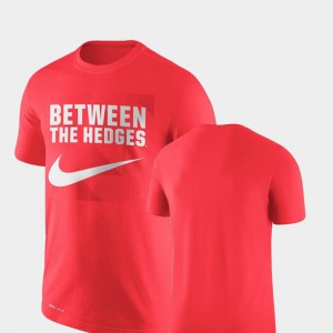 GA Bulldogs Mens T-Shirt Red College Performance Legend Franchise 225692-767