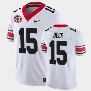 UGA #15 Men's Carson Beck Jersey White 1980 National Champions 40th Anniversary College Football Alternate 753022-201